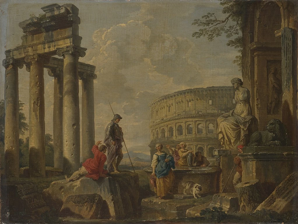 Il Colosseo tra le rovine romane - Yale University Art Gallery, New Haven